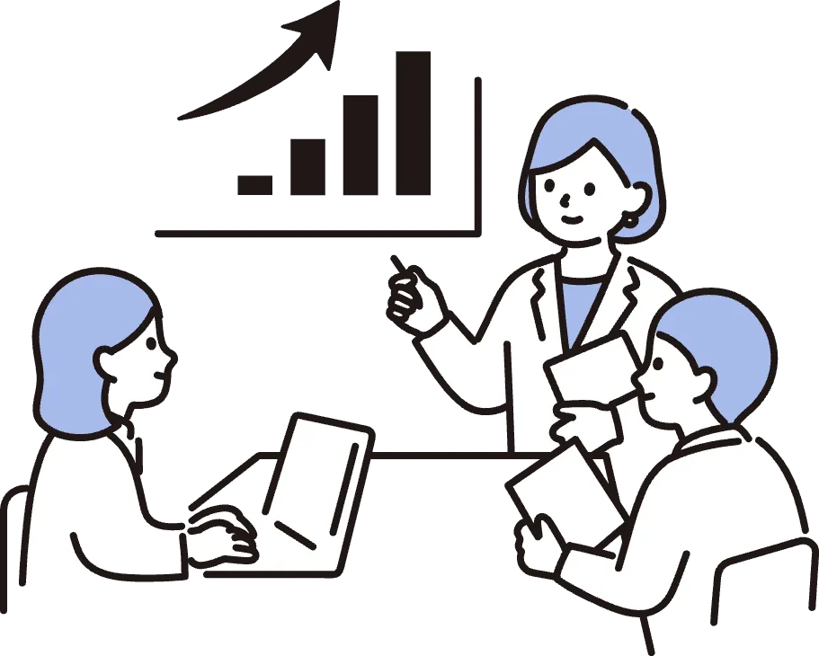 独自サービスのイラスト